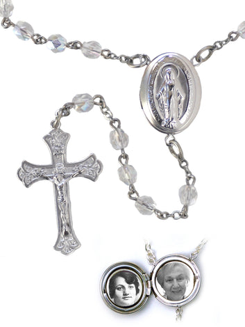 Locket Center Rosary Bead Collection