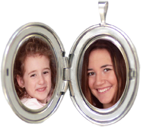 Tree of Love Oval Sterling Silver Locket