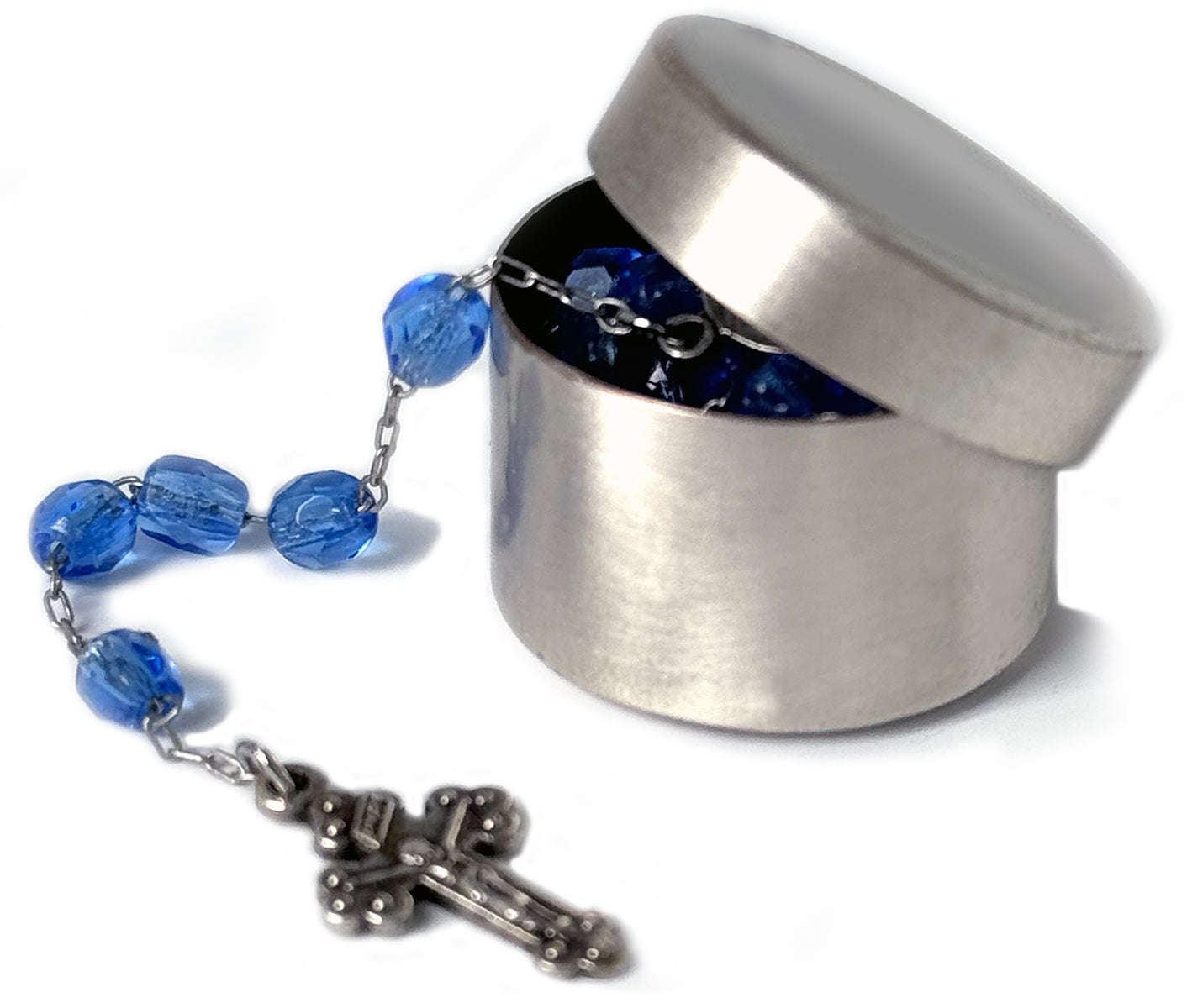 Saint Christopher Rosary Box Keychain