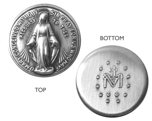 Miraculous Medal Pocket Rosary Box
