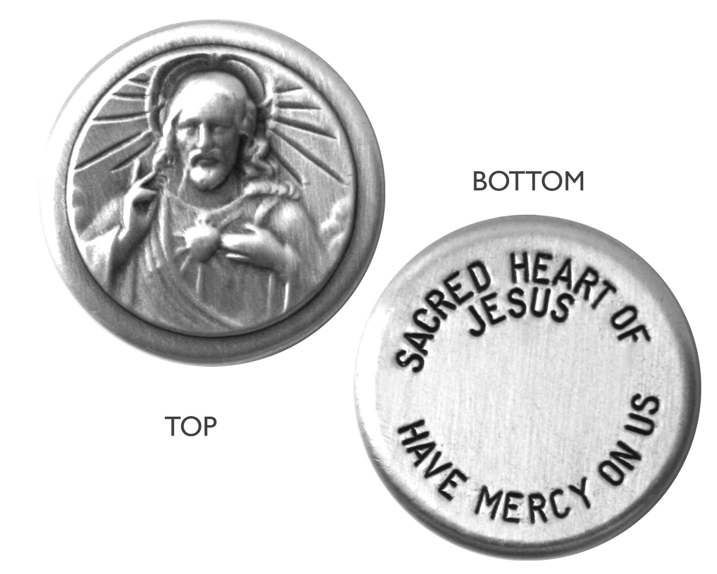 Sacred Heart of Jesus Pocket Rosary Box