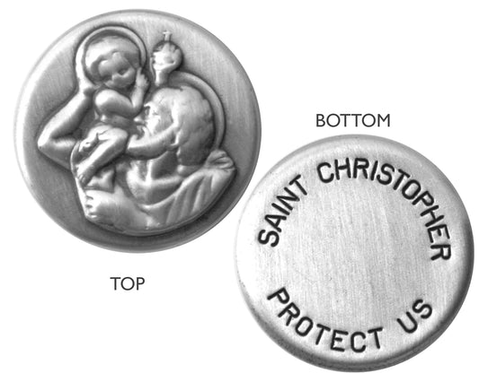 Saint Christopher Pocket Rosary Box