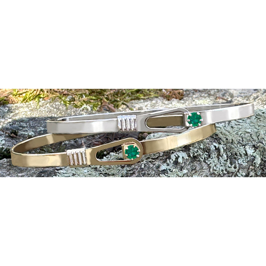 Forever Hugs Birthstone Bangle Bracelet MAY