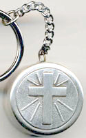 communion rosary box keychain