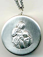 saint anne rosary box pendant