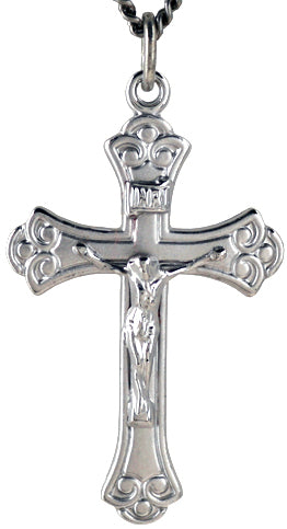Sterling Silver Petite Crucifix Necklace