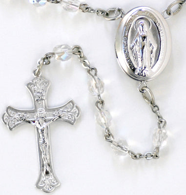 Oval Locket Rosary Beads