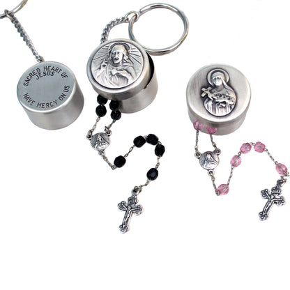 Ecce Homo Rosary Box Keychain