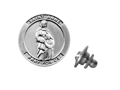 Saint Anne Devotional Candle with lapel pin