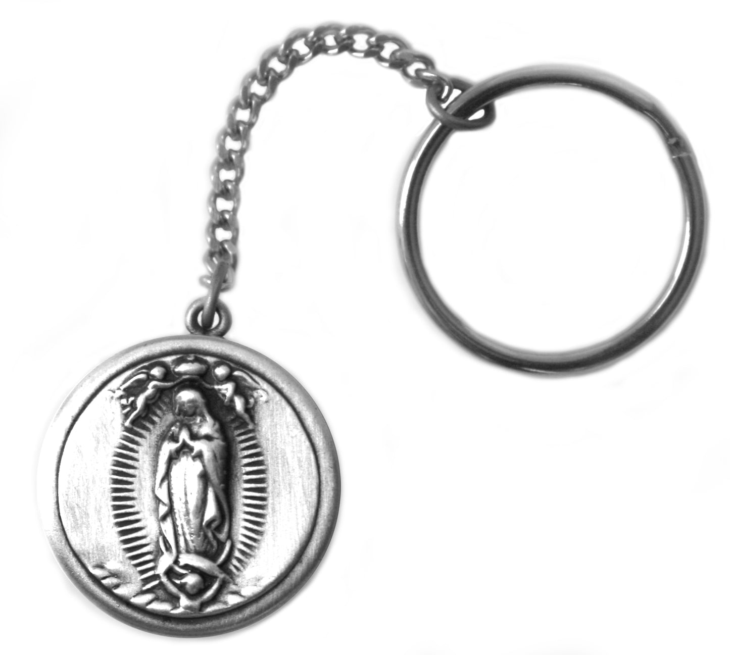 Our Lady of Guadalupe Rosary Box Keychain