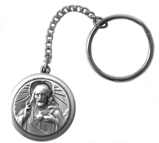 Sacred Heart of Jesus Rosary Box Keychain