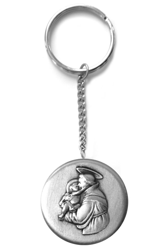 Saint Anthony Rosary Box Keychain