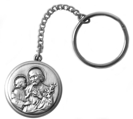 Saint Joseph Rosary Box Keychain