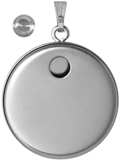 Paw Prints Pet Memorial Cremation Container Necklace