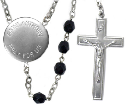 Saint Anthony Locket Center Rosary Beads