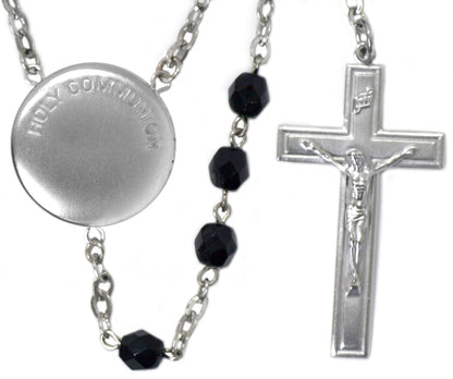 First Holy Communion Locket Center Rosary Beads