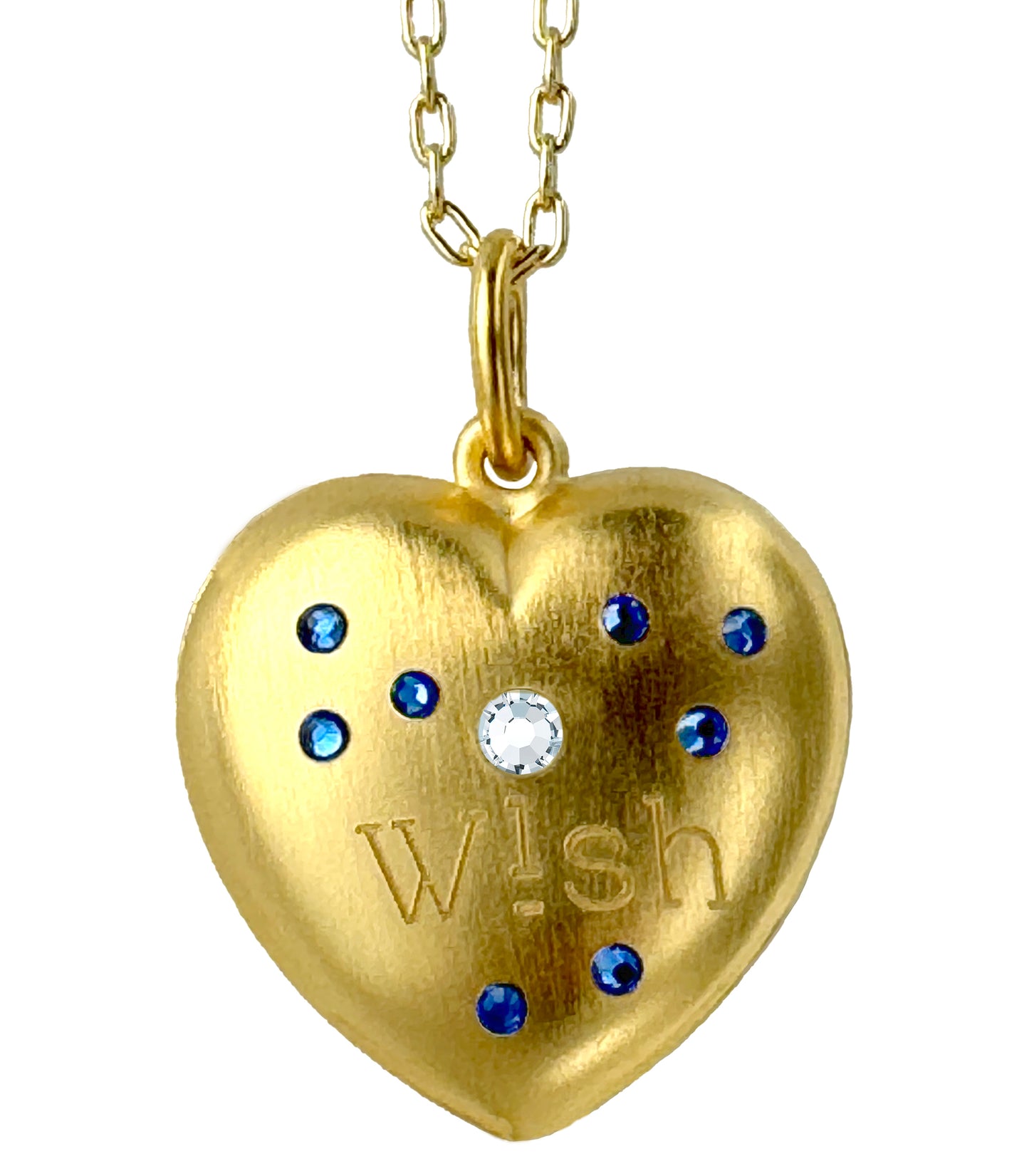 i Wish Heart Necklace