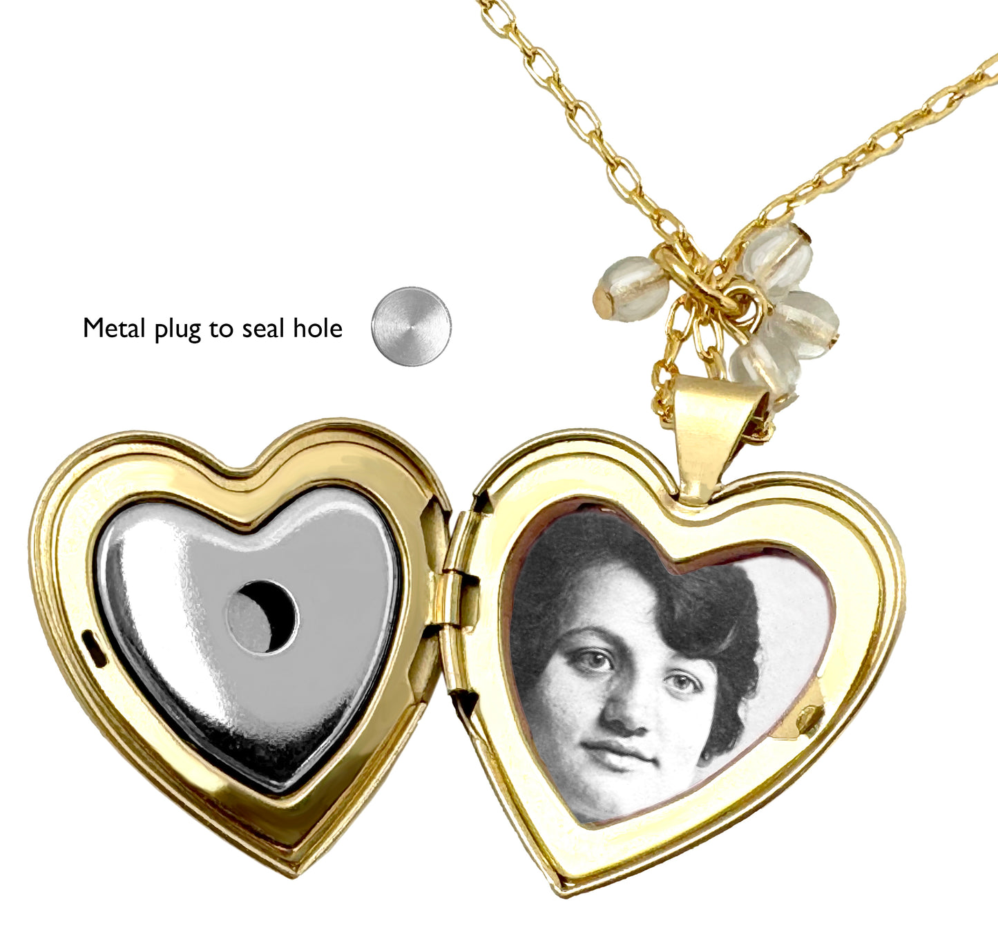 Wish Heart Locket Necklace