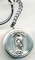 our lady of guadalupe rosary box keychain