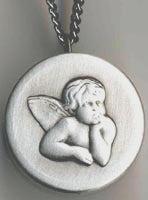guardian angel communion rosary box pendant
