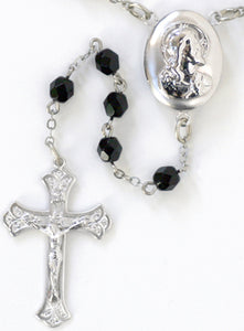 Sacred Heart Locket Rosary Beads