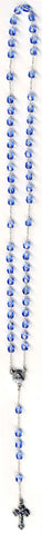 11" Czech Glass Rosary Beads