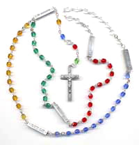 World Peace Mysteries Rosary Beads
